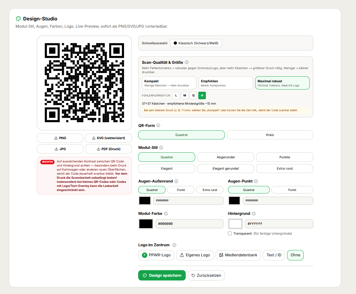 QR code editor
