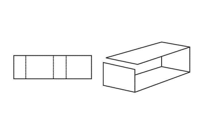 FEFCO 0905 (Wellpappe-Bauart-Skizze)