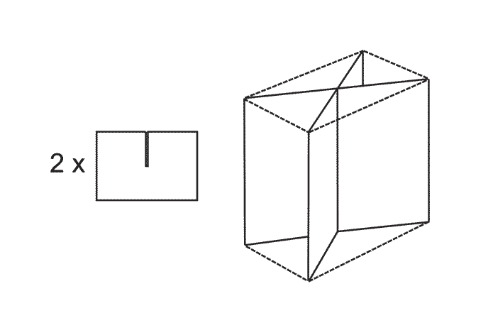 FEFCO 0930 (Wellpappe-Bauart-Skizze)