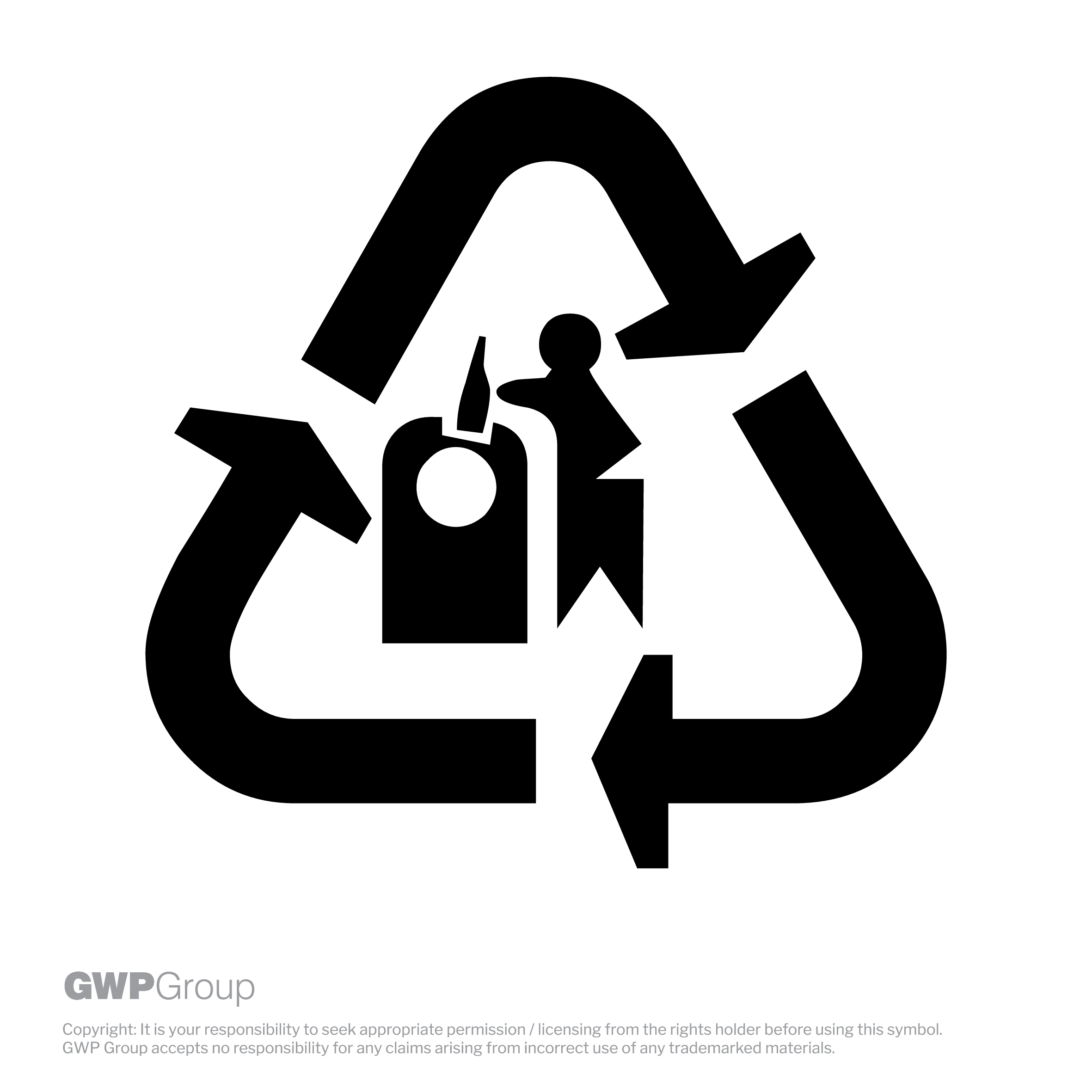 Glas-Recycling-Symbol